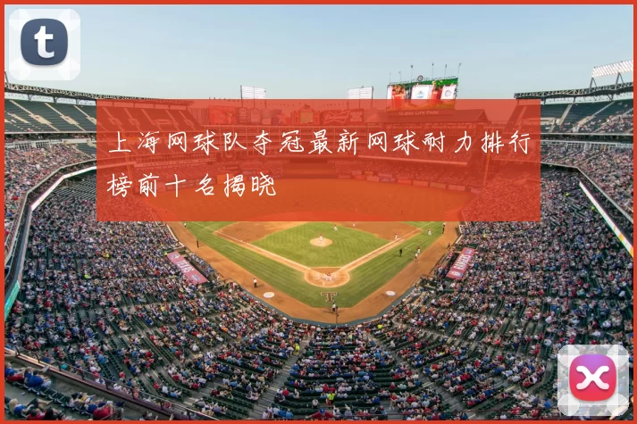 上海网球队夺冠最新网球耐力排行榜前十名揭晓